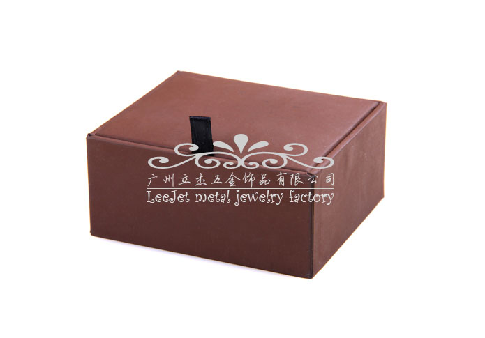 Imitation leather + Plastic Cufflinks Boxes  Khaki Dressed Cufflinks Boxes Cufflinks Boxes Wholesale & Customized  CL210417
