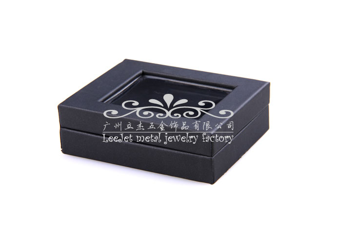 Imitation leather + Plastic Cufflinks Boxes  Black Classic Cufflinks Boxes Cufflinks Boxes Wholesale & Customized  CL210418