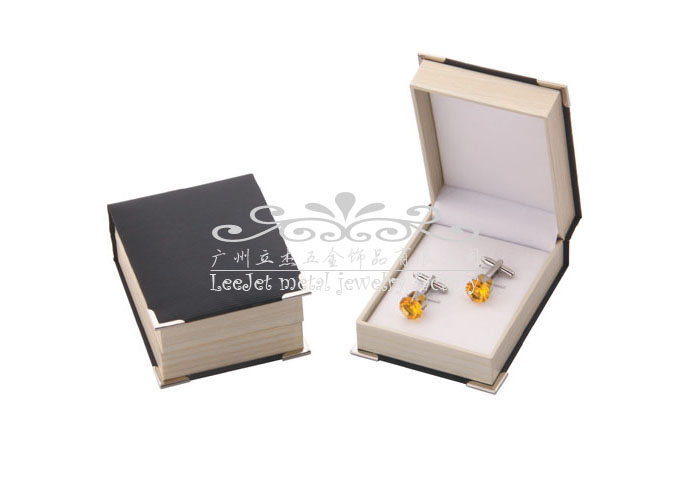 Imitation leather + Plastic Cufflinks Boxes  Black Classic Cufflinks Boxes Cufflinks Boxes Wholesale & Customized  CL210489