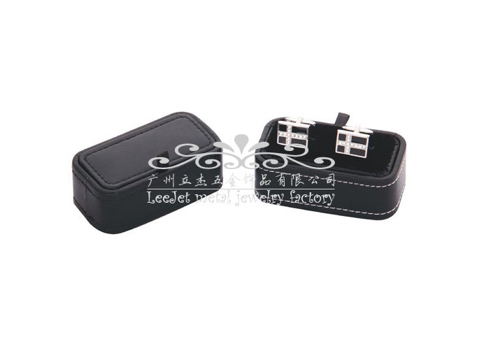 Imitation leather + Plastic Cufflinks Boxes  Black Classic Cufflinks Boxes Cufflinks Boxes Wholesale & Customized  CL210500