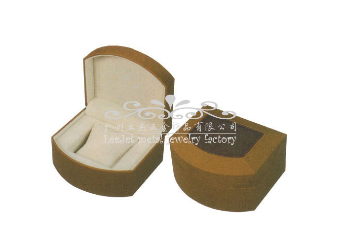 Imitation leather + Plastic Tie Boxes  Khaki Dressed Tie Boxes Tie Boxes Wholesale & Customized  CL210564