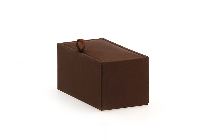 Imitation leather + Plastic Cufflinks Boxes  Khaki Dressed Cufflinks Boxes Cufflinks Boxes Wholesale & Customized  CL210610