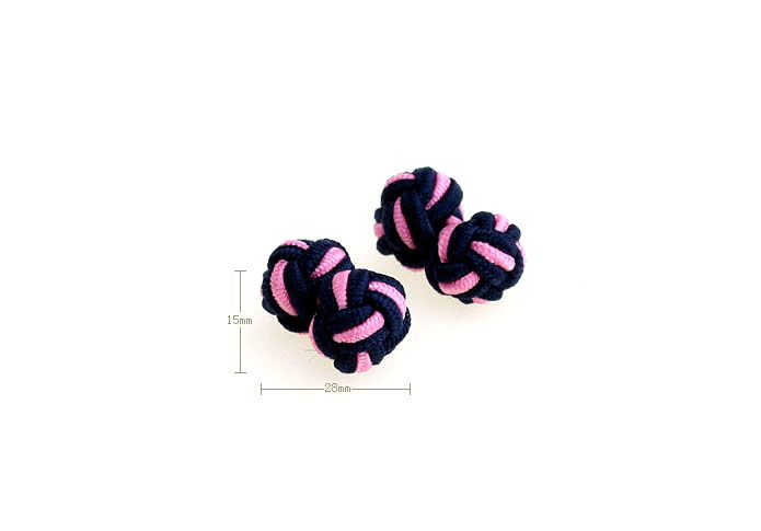  Multi Color Fashion Cufflinks Silk Cufflinks Knot Wholesale & Customized  CL640795