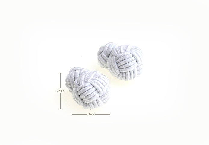  Gray Steady Cufflinks Silk Cufflinks Knot Wholesale & Customized  CL640811