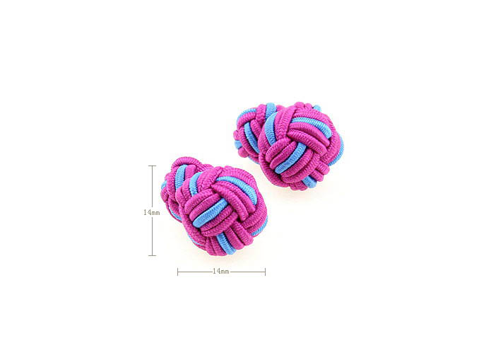  Multi Color Fashion Cufflinks Silk Cufflinks Knot Wholesale & Customized  CL640826