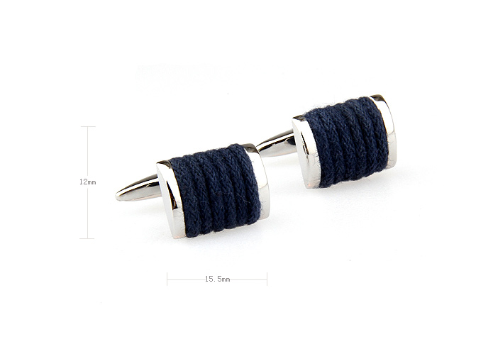  Blue Elegant Cufflinks Silk Cufflinks Wholesale & Customized  CL790720