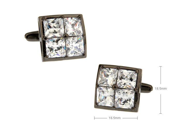  White Purity Cufflinks Crystal Cufflinks Wholesale & Customized  CL630815