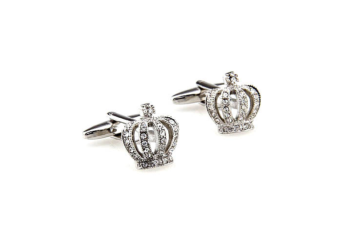 Imperial crown Cufflinks  White Purity Cufflinks Crystal Cufflinks Tools Wholesale & Customized  CL641050