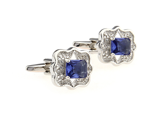  Blue Elegant Cufflinks Crystal Cufflinks Wholesale & Customized  CL641226