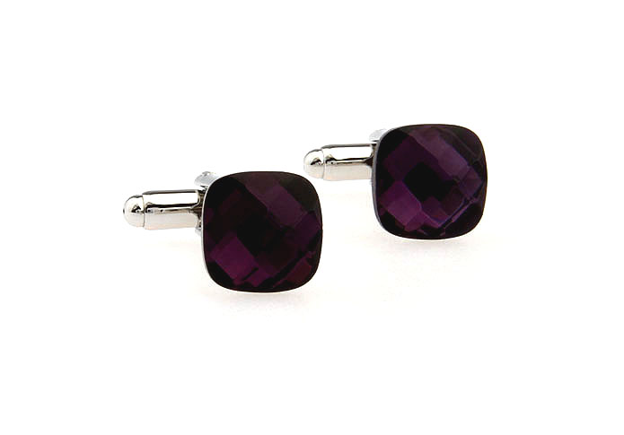  Purple Romantic Cufflinks Crystal Cufflinks Wholesale & Customized  CL651998