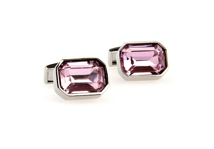  Pink Charm Cufflinks Crystal Cufflinks Wholesale & Customized  CL652016