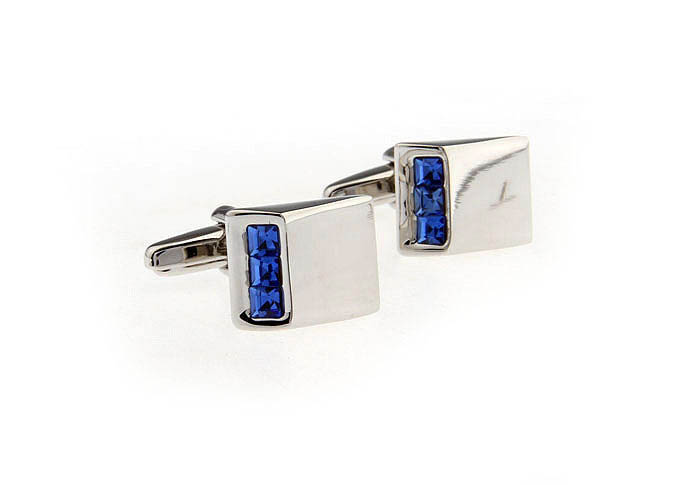  Blue Elegant Cufflinks Crystal Cufflinks Wholesale & Customized  CL652127