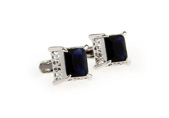  Blue Elegant Cufflinks Crystal Cufflinks Wholesale & Customized  CL652130