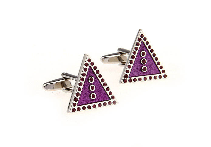  Purple Romantic Cufflinks Crystal Cufflinks Wholesale & Customized  CL652214