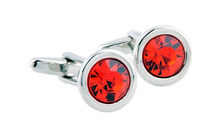  Red Festive Cufflinks Crystal Cufflinks Wholesale & Customized  CL652232