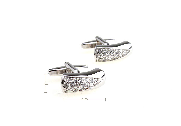  White Purity Cufflinks Crystal Cufflinks Wholesale & Customized  CL652297