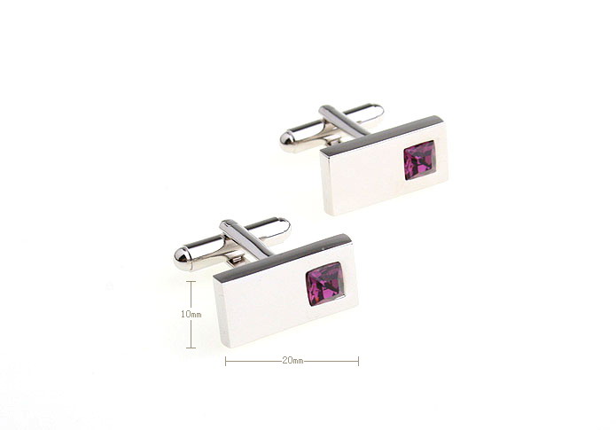  Purple Romantic Cufflinks Crystal Cufflinks Wholesale & Customized  CL652321