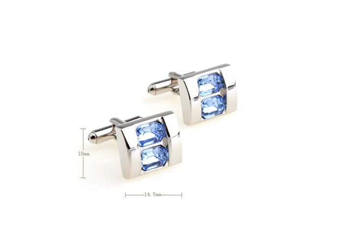  Blue Elegant Cufflinks Crystal Cufflinks Wholesale & Customized  CL652367