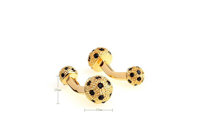  Gold Luxury Cufflinks Crystal Cufflinks Wholesale & Customized  CL652392
