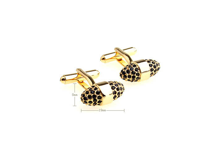  Gold Luxury Cufflinks Crystal Cufflinks Wholesale & Customized  CL652404