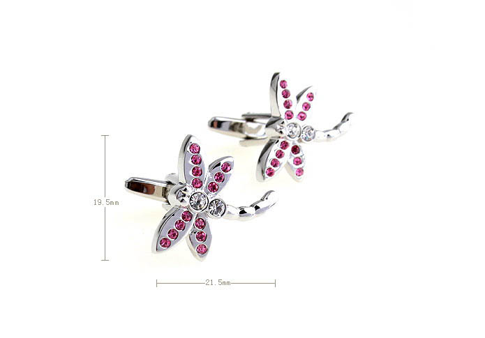 Dragonfly Cufflinks  Multi Color Fashion Cufflinks Crystal Cufflinks Animal Wholesale & Customized  CL652407