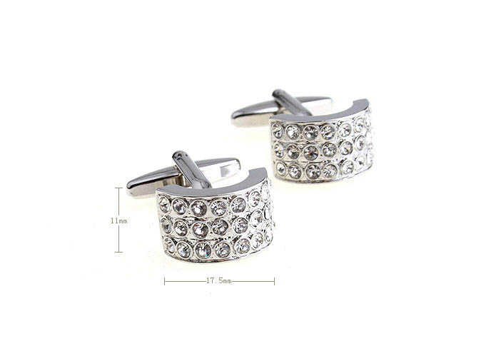  White Purity Cufflinks Crystal Cufflinks Wholesale & Customized  CL652414