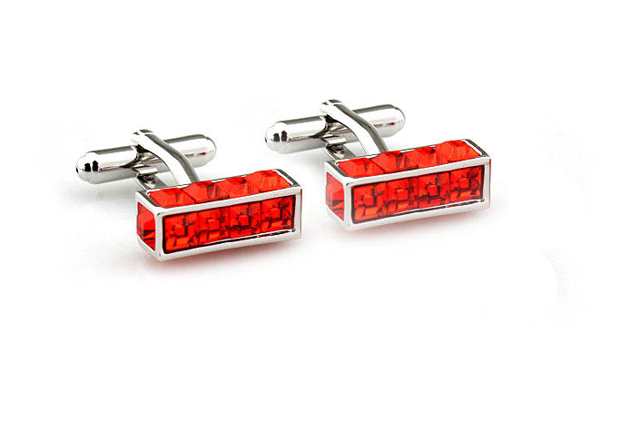  Red Festive Cufflinks Crystal Cufflinks Wholesale & Customized  CL652483