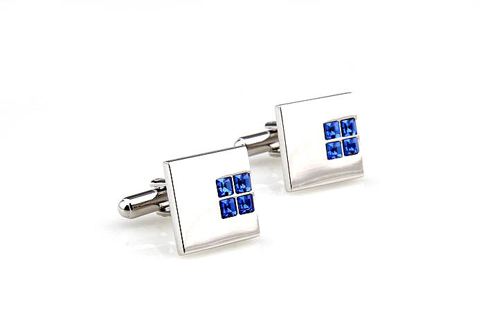  Blue Elegant Cufflinks Crystal Cufflinks Wholesale & Customized  CL652495