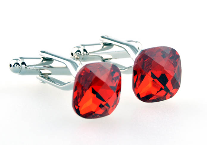  Red Festive Cufflinks Crystal Cufflinks Wholesale & Customized  CL653537