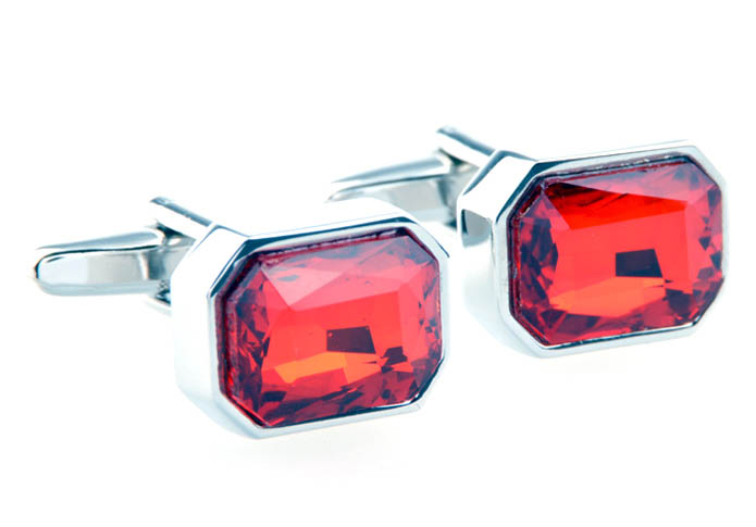  Red Festive Cufflinks Crystal Cufflinks Wholesale & Customized  CL653542