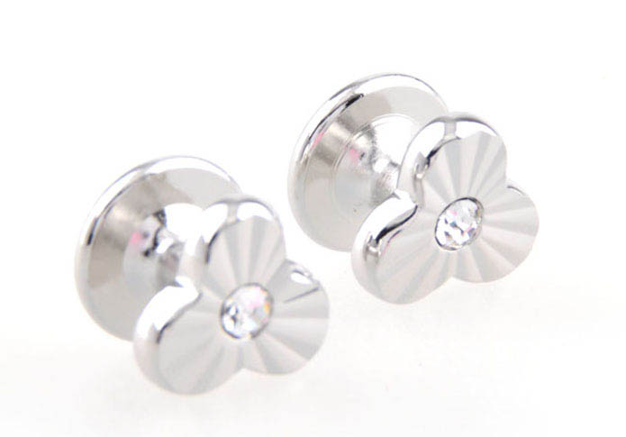 White Purity Cufflinks Crystal Cufflinks Wholesale & Customized  CL653991