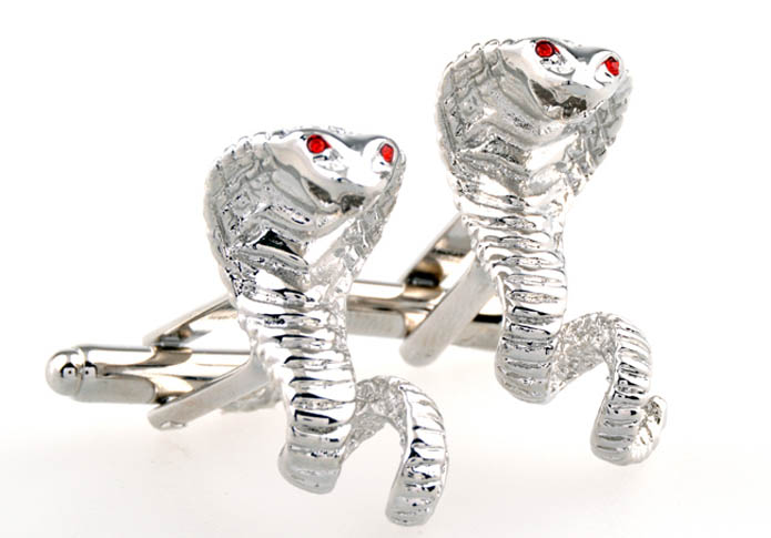 Cobra Cufflinks  Red Festive Cufflinks Crystal Cufflinks Animal Wholesale & Customized  CL654000