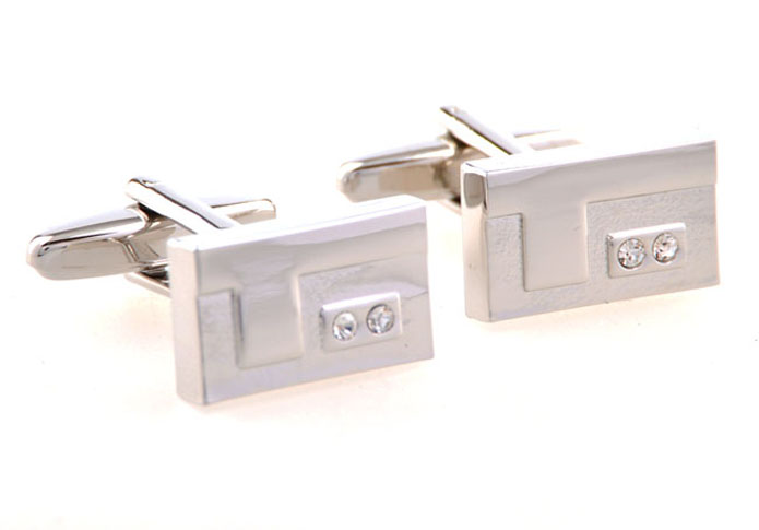  White Purity Cufflinks Crystal Cufflinks Wholesale & Customized  CL654122
