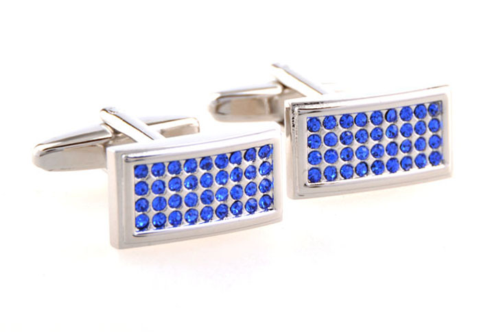  Blue Elegant Cufflinks Crystal Cufflinks Wholesale & Customized  CL654127