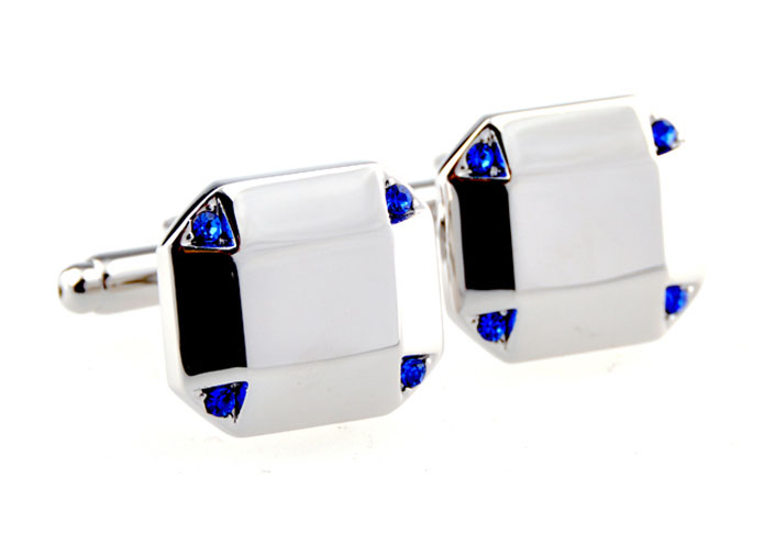  Blue Elegant Cufflinks Crystal Cufflinks Wholesale & Customized  CL654130