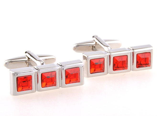  Red Festive Cufflinks Crystal Cufflinks Wholesale & Customized  CL654137