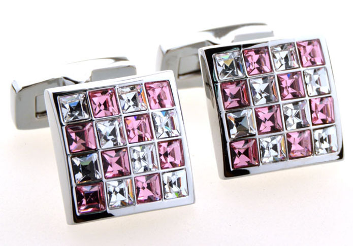  Multi Color Fashion Cufflinks Crystal Cufflinks Wholesale & Customized  CL654152