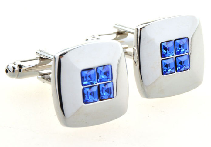  Blue Elegant Cufflinks Crystal Cufflinks Wholesale & Customized  CL654158