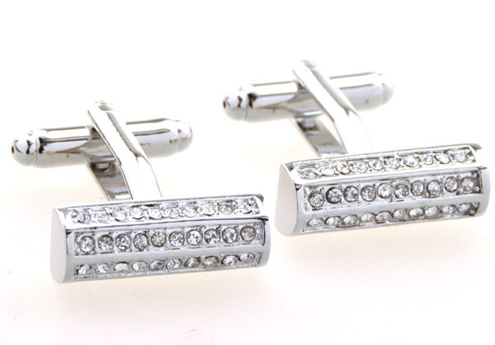  White Purity Cufflinks Crystal Cufflinks Wholesale & Customized  CL654160