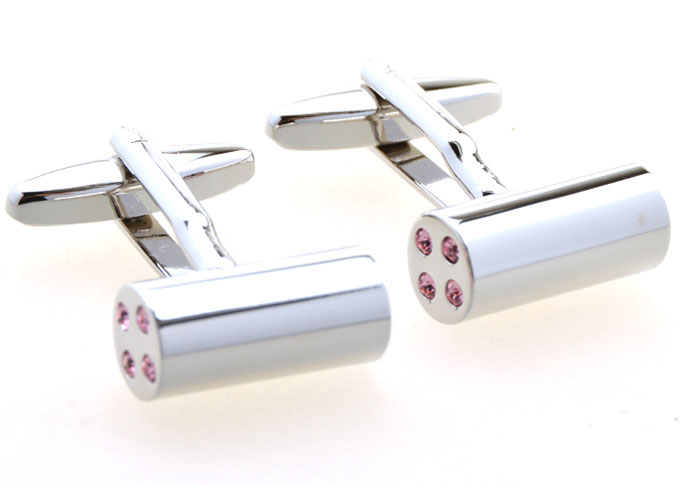 Pink Charm Cufflinks Crystal Cufflinks Wholesale & Customized CL654772