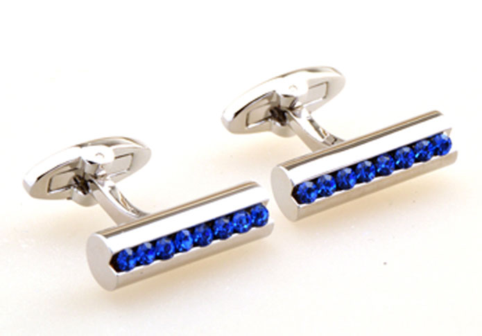 Blue Elegant Cufflinks Crystal Cufflinks Wholesale & Customized CL655274