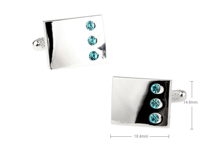  Blue Elegant Cufflinks Crystal Cufflinks Wholesale & Customized  CL655602