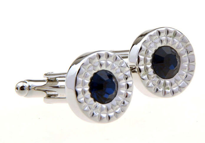  Blue Elegant Cufflinks Crystal Cufflinks Wholesale & Customized  CL656028