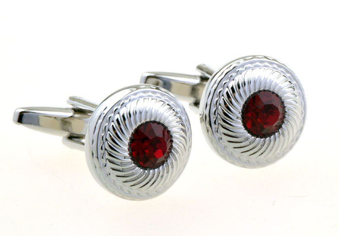  Red Festive Cufflinks Crystal Cufflinks Wholesale & Customized  CL656164