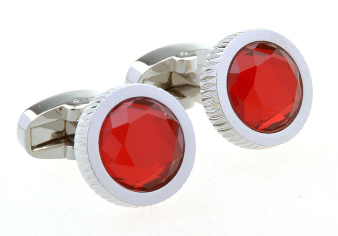  Red Festive Cufflinks Crystal Cufflinks Wholesale & Customized  CL656527