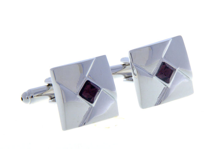  Purple Romantic Cufflinks Crystal Cufflinks Wholesale & Customized  CL656798