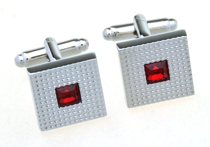  Red Festive Cufflinks Crystal Cufflinks Wholesale & Customized  CL657041