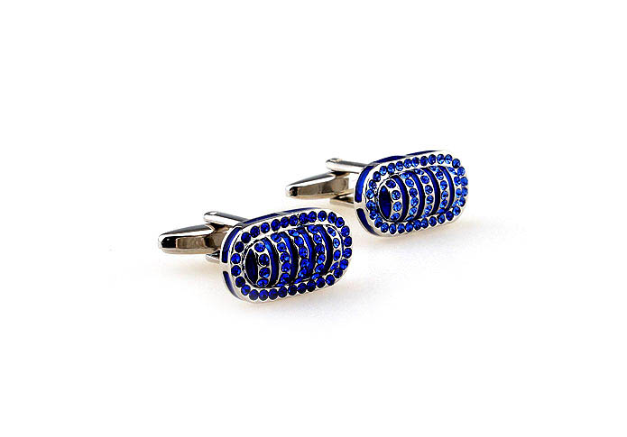  Blue Elegant Cufflinks Crystal Cufflinks Wholesale & Customized  CL663854