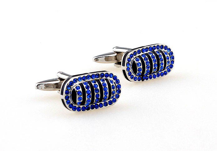  Blue Elegant Cufflinks Crystal Cufflinks Wholesale & Customized  CL663905