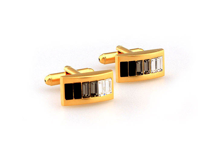  Gold Luxury Cufflinks Crystal Cufflinks Wholesale & Customized  CL663976